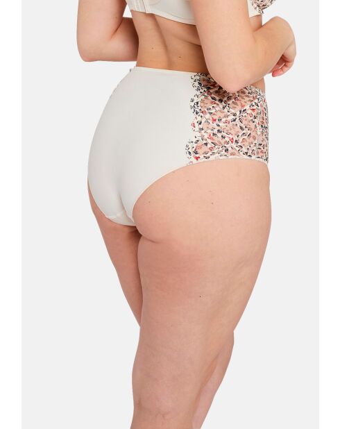 Culotte Elise Fantaisy imprimé liberty ivoire et cabernet