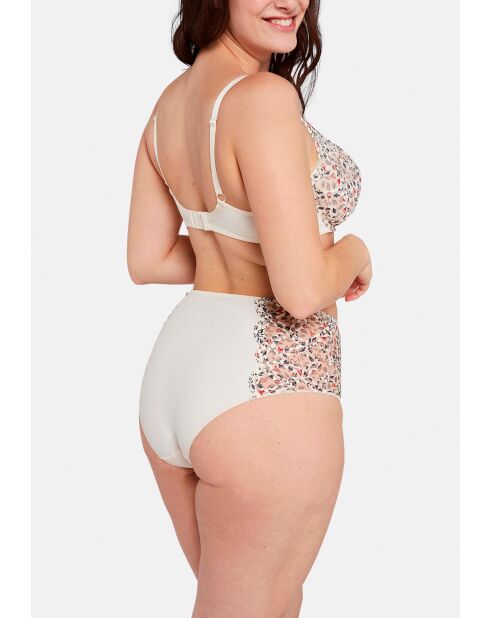 Culotte Elise Fantaisy imprimé liberty ivoire et cabernet