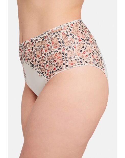 Culotte Elise Fantaisy imprimé liberty ivoire et cabernet