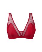 Soutien-gorge brassière sans armatures Rosie rouge pourpre