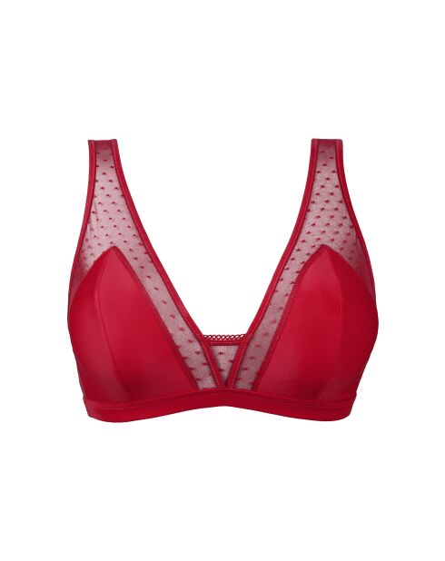 Soutien-gorge brassière sans armatures Rosie rouge pourpre