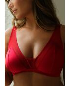 Soutien-gorge brassière sans armatures Rosie rouge pourpre