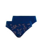 Culotte Zen Anniversaire feuillage cuivré + marine