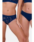 Culotte Zen Anniversaire feuillage cuivré + marine