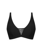Soutien-gorge brassière sans armatures Thelma noir
