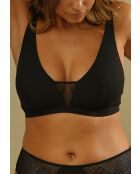 Soutien-gorge brassière sans armatures Thelma noir