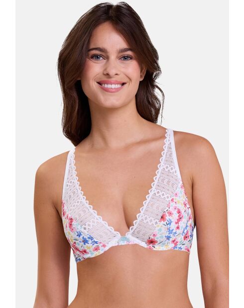 Soutien-gorge Talentueuse imprimé aquarelle florale