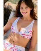 Soutien-gorge Talentueuse imprimé aquarelle florale