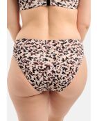 Culotte de bain SunSet Stay imprimé animal noir sable
