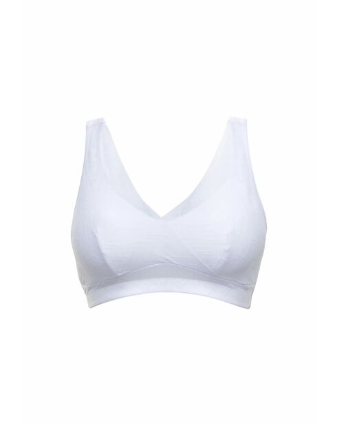 Soutien-gorge brassière sans armatures Rêveuse blanc