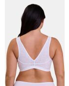 Soutien-gorge brassière sans armatures Rêveuse blanc