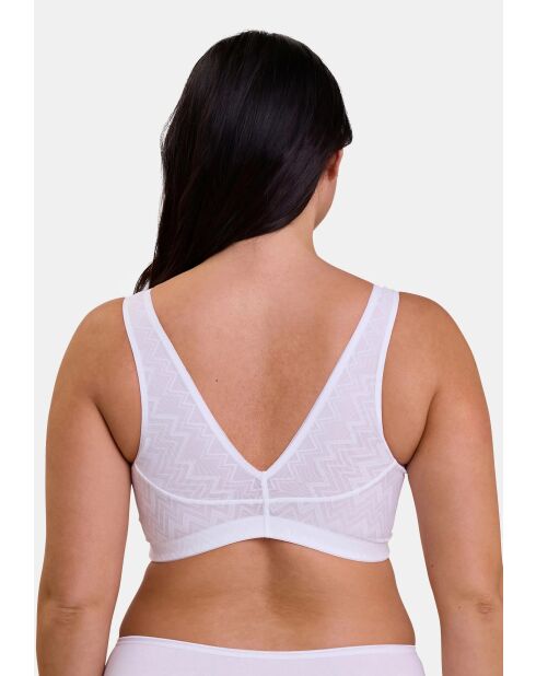Soutien-gorge brassière sans armatures Rêveuse blanc