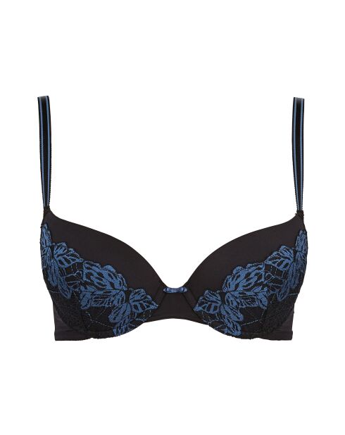 Soutien-gorge Surprenante noir & bleu veritable