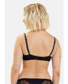 Soutien-gorge Surprenante noir & bleu veritable