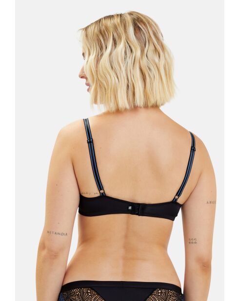 Soutien-gorge Surprenante noir & bleu veritable
