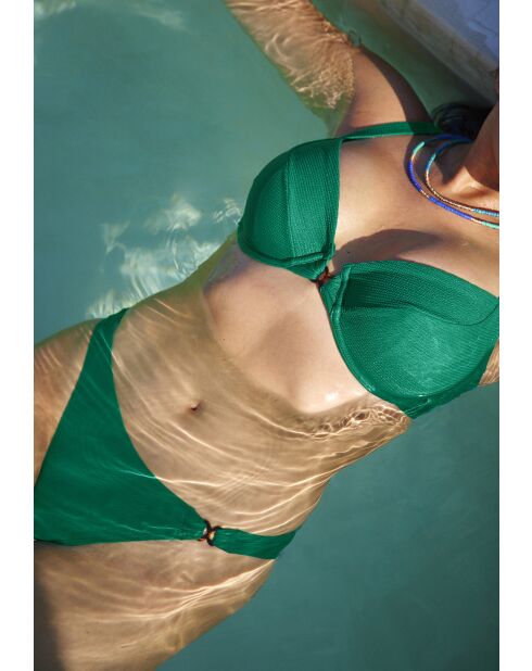 Culotte de bain Glamourous Textured vert tropical