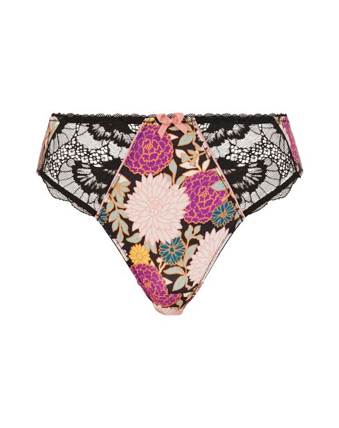 Culotte Aurélie imprimé dahlia foncé