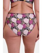 Culotte Aurélie imprimé dahlia foncé