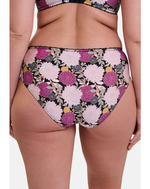 Culotte Aurélie imprimé dahlia foncé
