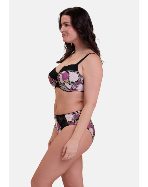 Culotte Aurélie imprimé dahlia foncé