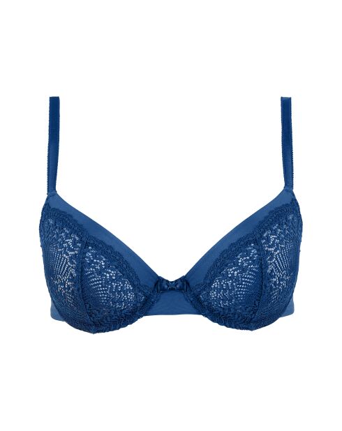 Soutien-gorge Fidèle navy pivoine bleu