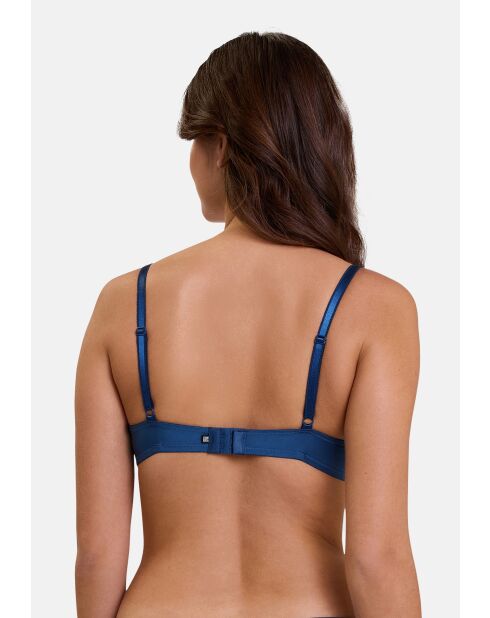 Soutien-gorge Fidèle navy pivoine bleu