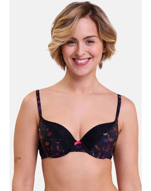 Soutien-gorge Talentueuse imprimé graphique cercles colorés