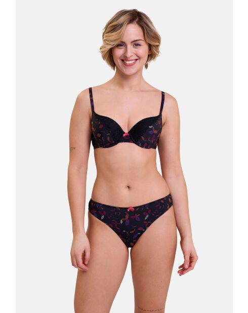 Soutien-gorge Talentueuse imprimé graphique cercles colorés