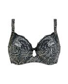 Soutien-gorge Hélène imprimé graphique anthracite