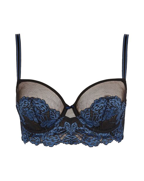 Soutien-gorge Surprenante noir & bleu veritable
