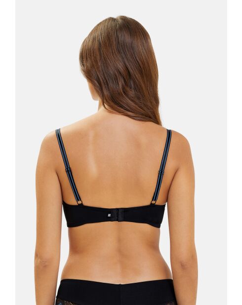 Soutien-gorge Surprenante noir & bleu veritable