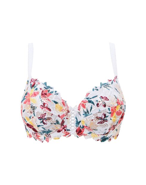 Soutien-gorge Arum Mosaic imprimé floral magnolia