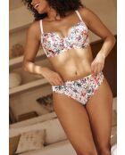Soutien-gorge Arum Mosaic imprimé floral magnolia
