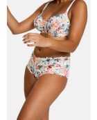 Soutien-gorge Arum Mosaic imprimé floral magnolia