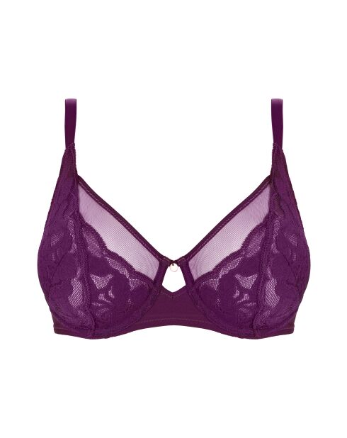 Soutien-gorge Romance violet profond