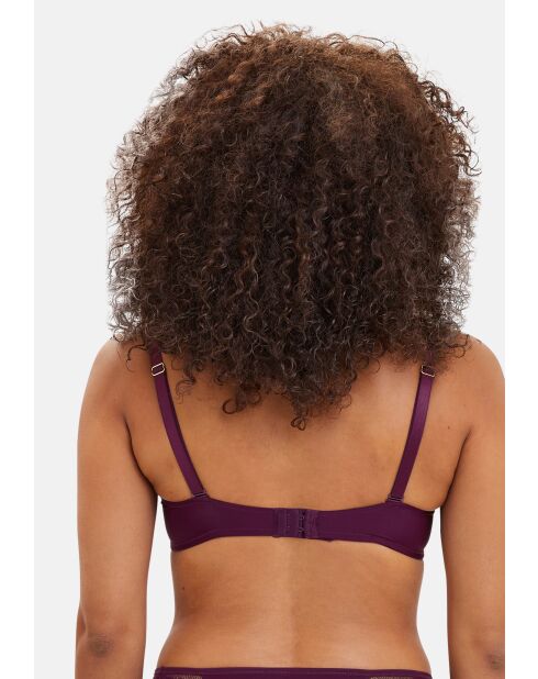Soutien-gorge Romance violet profond