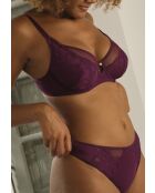 Soutien-gorge Romance violet profond