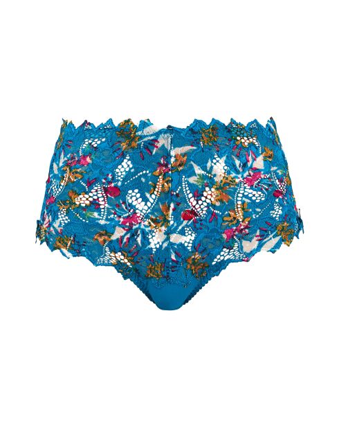 Culotte Arum Mosaic imprimé floral bleu mykonos