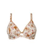 Soutien-gorge plongeant à armatures Zoé imprimé floral pure