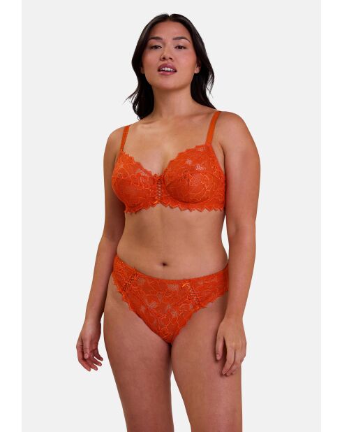 Soutien-gorge Arum orange mandarine