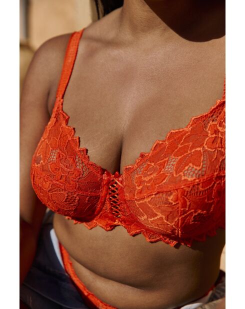 Soutien-gorge Arum orange mandarine