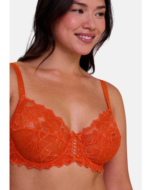 Soutien-gorge Arum orange mandarine