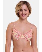 Soutien-gorge Trépidante imprimé illusion florale
