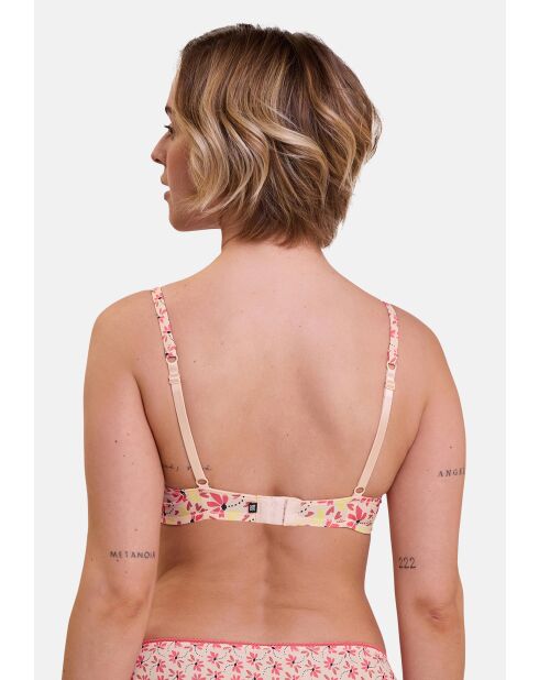 Soutien-gorge Trépidante imprimé illusion florale