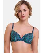 Soutien-gorge Espiègle imprimé liberty bleu