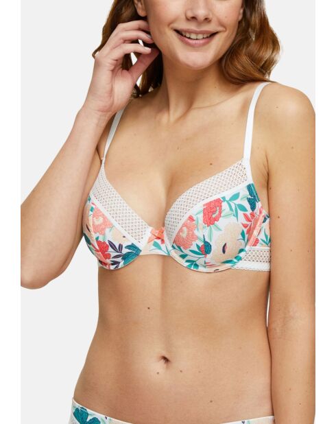 Soutien-gorge Intrépide imprimé floral romantique