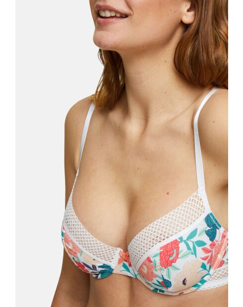 Soutien-gorge Intrépide imprimé floral romantique
