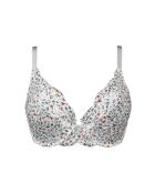 Soutien-gorge Elise Fantaisy imprimé liberty ivoire et cabernet