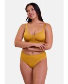 Soutien-gorge brassière Agathe jaune de chine