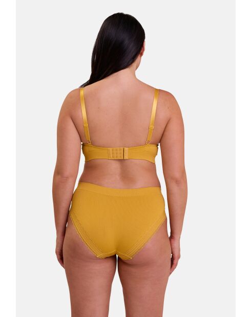 Soutien-gorge brassière Agathe jaune de chine